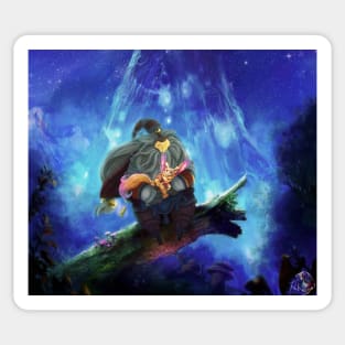 Bard and Gnar in the Blind Forest Sticker